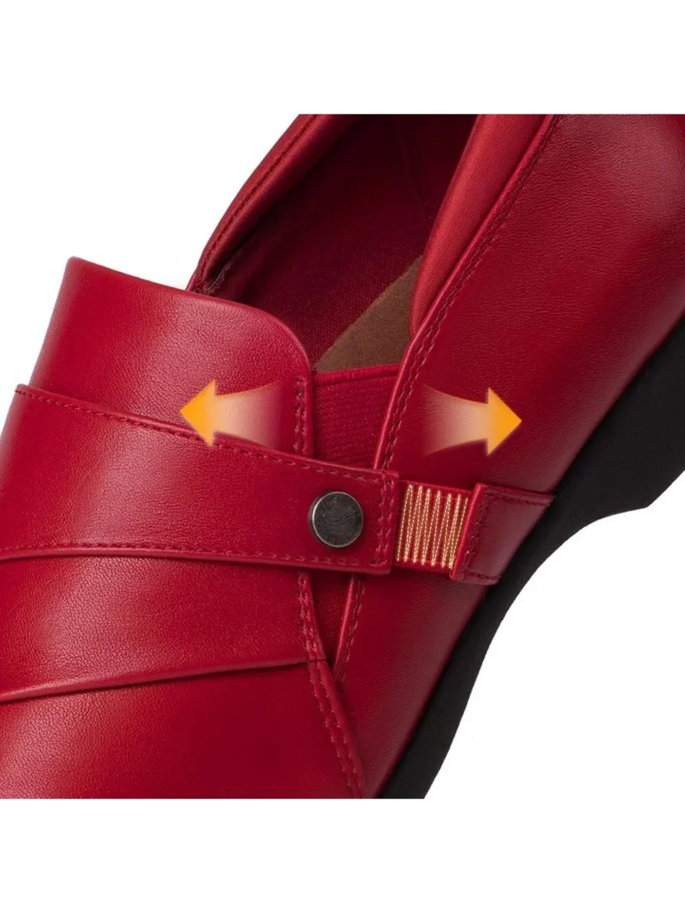 Dream Pairs Women's Red Comfortable Arch Support Casual Dressy Loafers